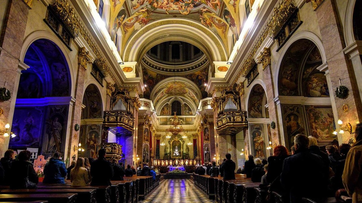 CATHEDRAL ST.NIKOLAUS (SV.NIKOLAJA), LJUBLJANA, SLOVENIA