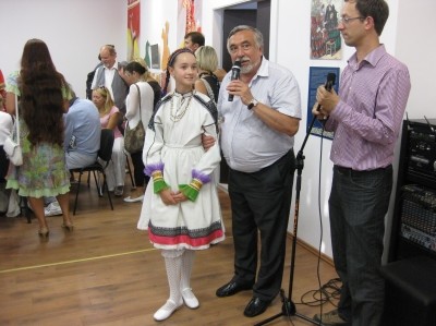 The opening of exibition of Russian national games and toys, 09.09.2011