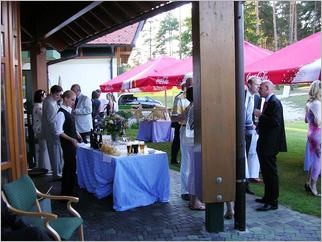 Farewell party from Ambassador of Denmark and Mrs Kirsten B. Moller, 20. July 2006 Arboretum Radomlje