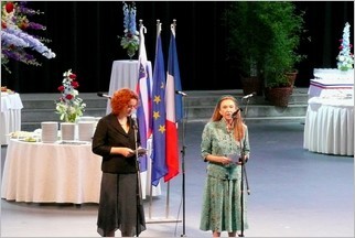 Reception of French Embassy on the national day in Križanke
