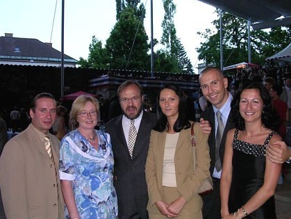Independence day, official party of American Embassy in Križanke, Ljubljana