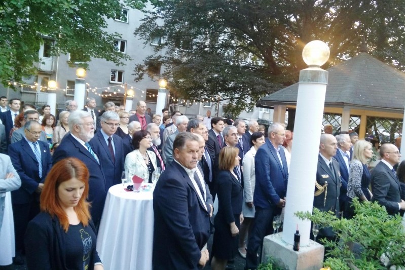 Reception on the occasion of the National Day of the Republic of Croatia 2015