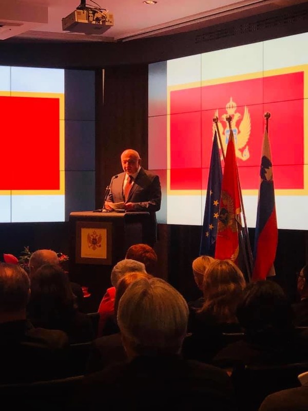 Reception in honor of The independence day of Montenegro in Ljubljana